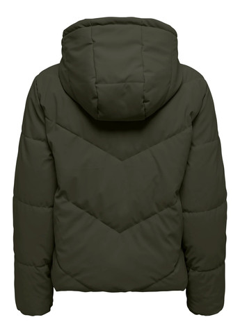 Темно-зелена демісезонна куртка Only