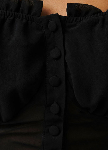 Чёрная блуза NA-KD