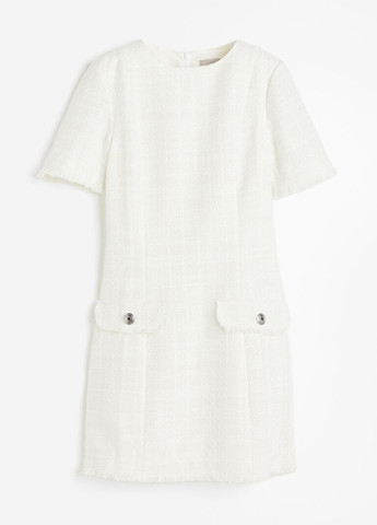 Молочна кежуал сукня H&M однотонна