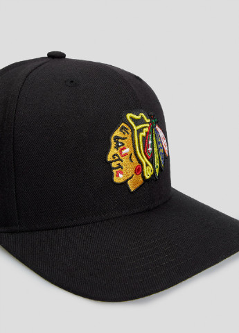 Черная кепка Mvp Dp Chicago Blackhawks 47 Brand (255241061)