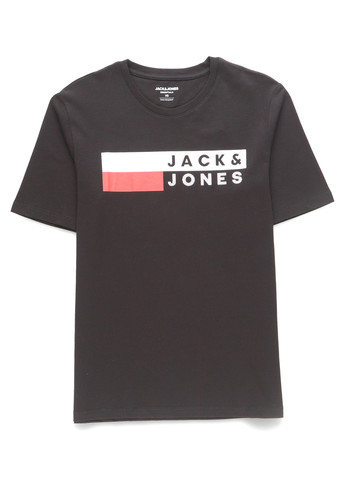 Чорна футболка Jack & Jones