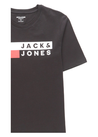 Чорна футболка Jack & Jones