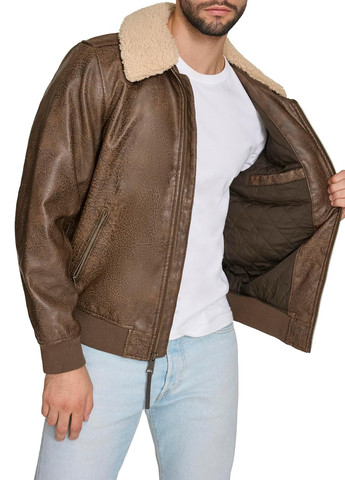 Коричневая демисезонная куртка Levi's