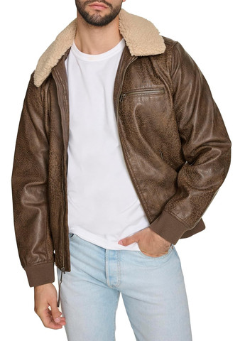 Коричневая демисезонная куртка Levi's