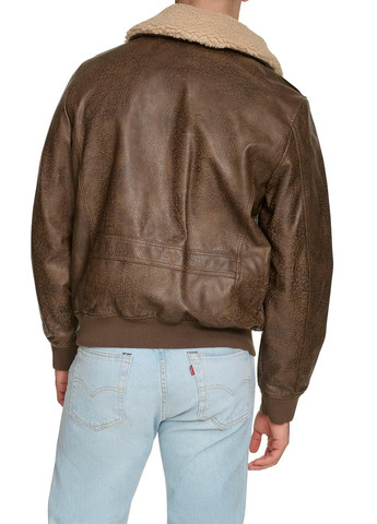 Коричневая демисезонная куртка Levi's