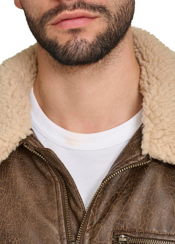 Коричневая демисезонная куртка Levi's