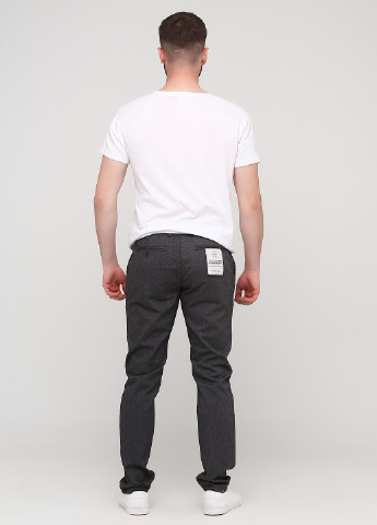 Темно-серые кэжуал демисезонные чиносы брюки McNeal