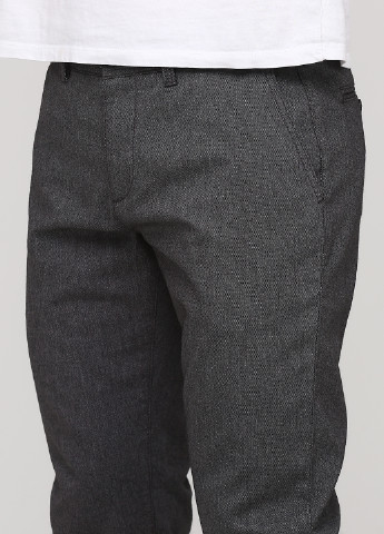Темно-серые кэжуал демисезонные чиносы брюки McNeal