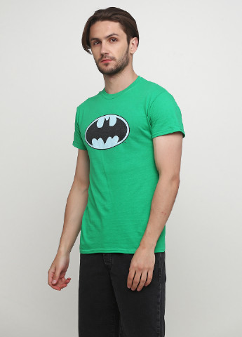 Зеленая футболка Gildan
