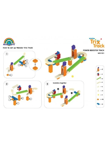 Конструктор Trix Track Супер сила (WW-7011) Wonderworld Trix Track Супер сила (198485044)