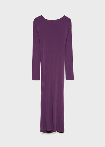 Фиолетовое деловое, кэжуал платье силуэтная Stradivarius однотонное