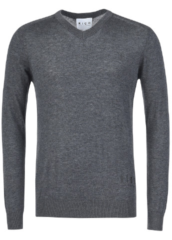 Серый зимний пуловер John Richmond