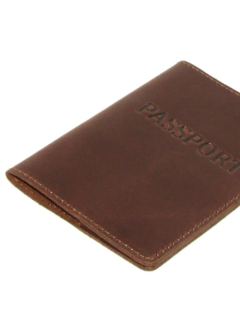 Обложка на паспорт Паспорт-H col.F темно-коричневая DNK Leather (253933186)