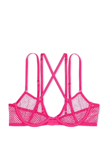 Малиновий бюстгальтер Victoria's Secret поліамід