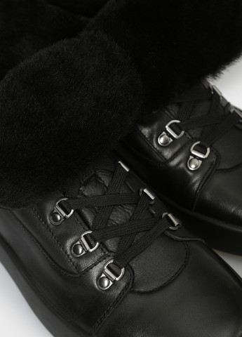 Черные зимние ботинки хайкеры Preppy