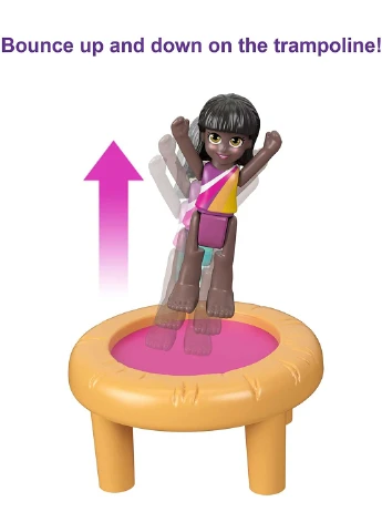 Ігровий набір Поллі Покет Polly Pocket Sparkle Bow Compact Кишеньковий Світ Стадія блиску (HCG17) Mattel (255665380)