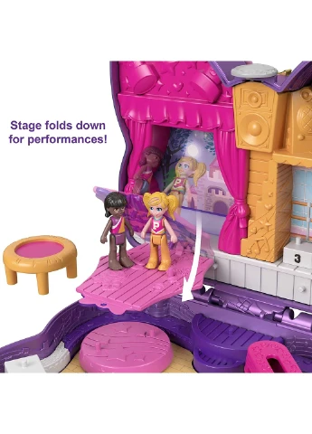 Ігровий набір Поллі Покет Polly Pocket Sparkle Bow Compact Кишеньковий Світ Стадія блиску (HCG17) Mattel (255665380)