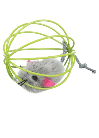 Іграшка для кішок М'яч з мишкою 6 см (4011905411514) Trixie (254069620)