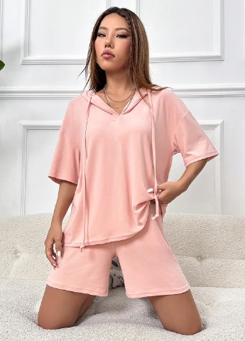 Костюм (футболка, шорти) SHEIN (311507293)