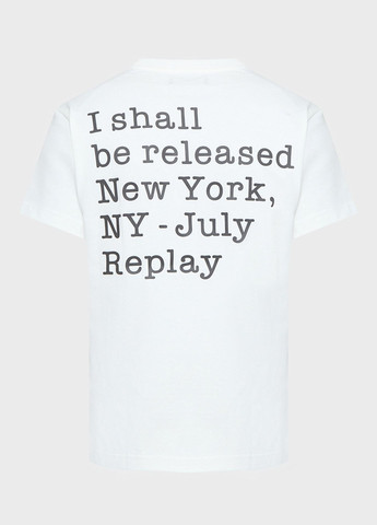 Біла футболка Replay