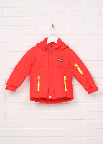 Яскраво-червона зимня куртка Brugi