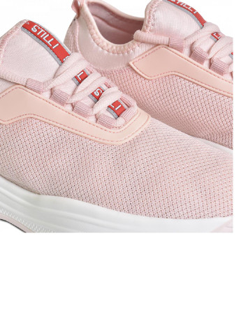 Рожеві осінні кроссовки женские 80152 No Brand