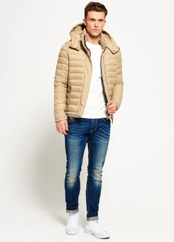 Песочная демисезонная куртка Superdry