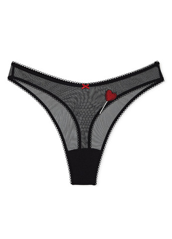 Чорний демісезонний комплект (бюстгальтер, трусики) Victoria's Secret