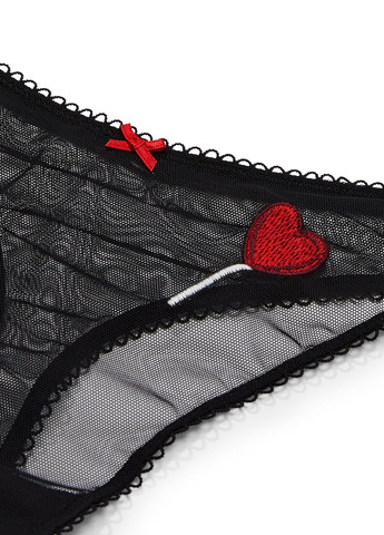 Чорний демісезонний комплект (бюстгальтер, трусики) Victoria's Secret