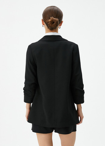 Черный женский куртка KOTON однотонный - демисезонный