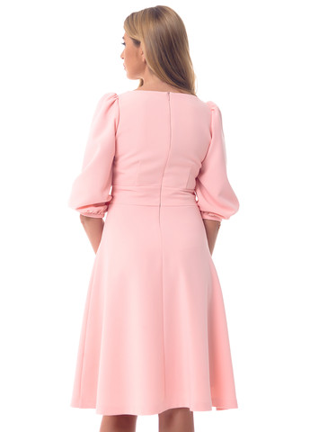 Світло-рожева кежуал сукня GENEVIE однотонна