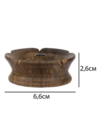 Подставка для благовоний Лотос Дерево 6,6х6,6х2,6 No Brand (255621538)
