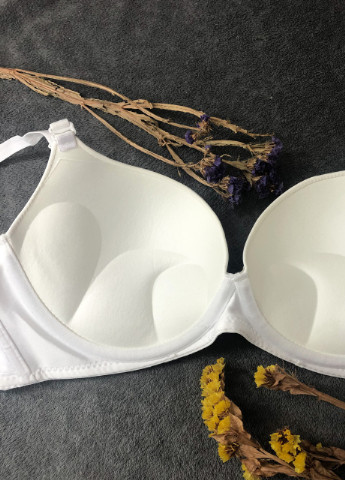 Білий бюстгальтер айвори зефір гладкий 3d тройной пуш ап супер 80bc 85bc 90вс гладкий ліфчик з дуже великим пушап No Brand