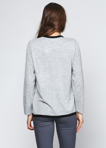 Серый демисезонный пуловер пуловер Laura Kent