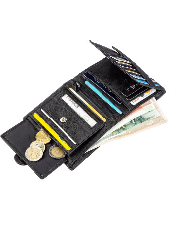 Мужской кожаный кошелек 10,5х12 см st leather (229460240)