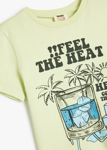 Салатова демісезонна футболка KOTON