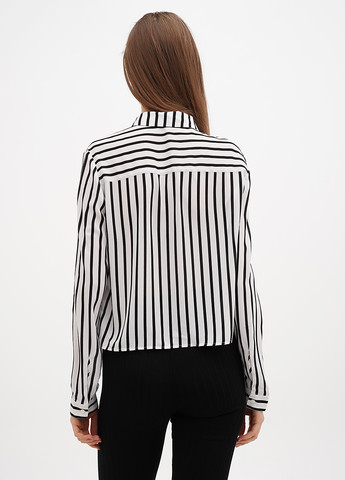 Чёрно-белую блуза H&M