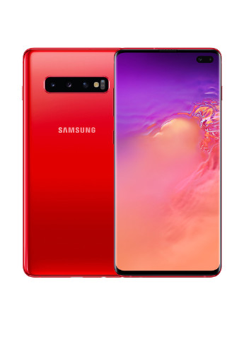 Смартфон Galaxy S10 + 8 / 128GB Red (SM-G975FZRDSEK) Samsung Galaxy S10+ 8/128GB Red (SM-G975FZRDSEK) червоний