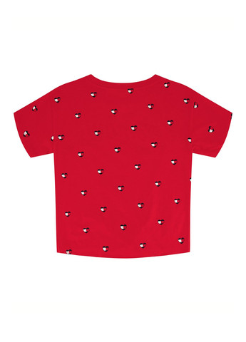 Красная летняя футболка Tommy Hilfiger