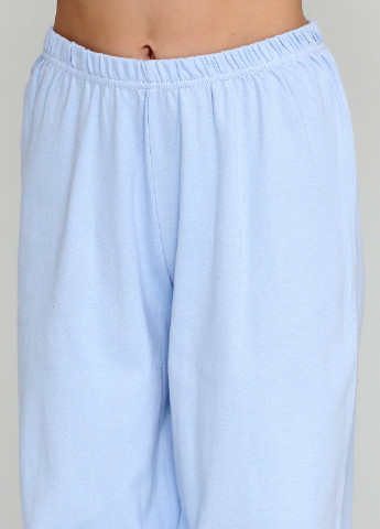 Голубая всесезон пижама (кофта, брюки) Baci di notte