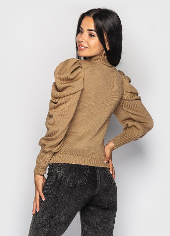 Светло-коричневый демисезонный свитер Larionoff
