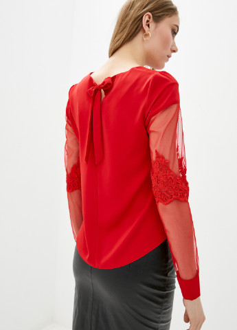 Червона демісезонна блузи ZUBRYTSKAYA
