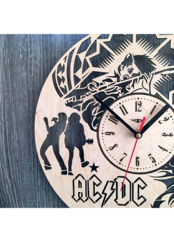 Годинник ручної роботи з дерева "AC/DC" 7Arts (253566992)
