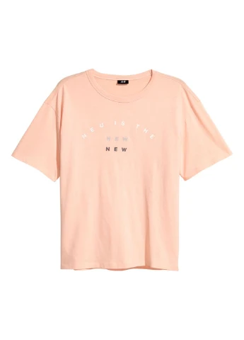 Рожева футболка H&M