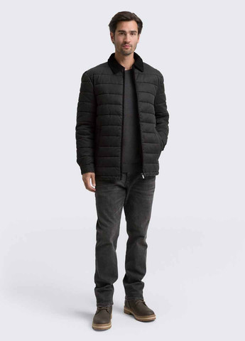 Черная демисезонная куртка Tom Tailor