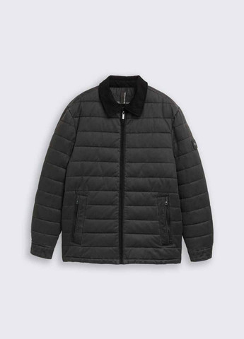 Черная демисезонная куртка Tom Tailor