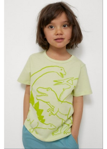 Бирюзовый комплект футболка и шорты на мальчика H&M