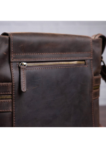Мужская кожаная сумка 25х28х6 см Shvigel (252129810)