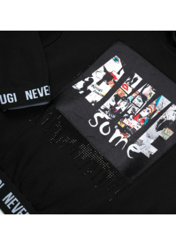 Кофта с капюшоном (4320-164G-black) Breeze (202373559)