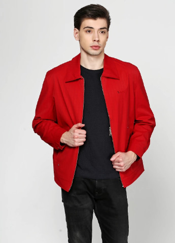 Красная демисезонная куртка Makerihe
